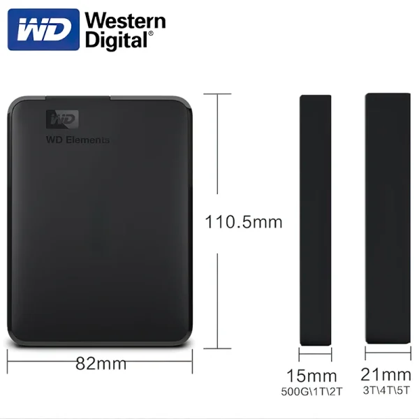 SSD Western Digital Elements Portable 5 SSD Western Digital Elements Portable - Image 5